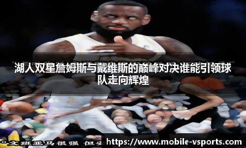 湖人双星詹姆斯与戴维斯的巅峰对决谁能引领球队走向辉煌